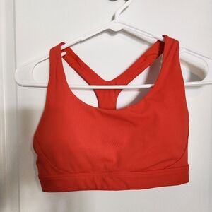 Athleta Orange Sports Bra. Small